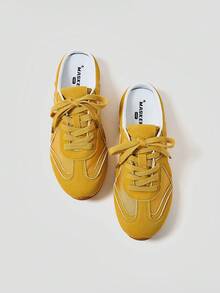 MASKERT 女士多功能时尚休闲运动拖鞋，女式包头休闲半拖平底橡胶底休闲鞋