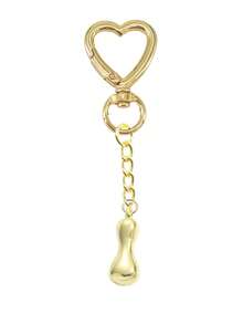 Cute Bubble Letters, Cute Heart Necklace Pendant Bag, Lucky Pendant, Cute Hip-Hop Style Initials, Letters A-Z, Shiny Alloy Bag And Backpack Pendant, Perfect Gift For Birthdays And Special Occasions, Keychain Bag Backpack Pendant, Car Pendant, Ladies' And Girls' Gifts, Wallet And Handbag Accessories, Gifts For Lovers, Teachers, Mothers. - Gold - View 16