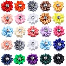 20pcs Chiffon Hair Bow Clip Flower Mini Hairpin Fine Hair Everyday Hair Accessories For Girls (Ten Colors) Claw Clips Hair Claws Hair Barrettes