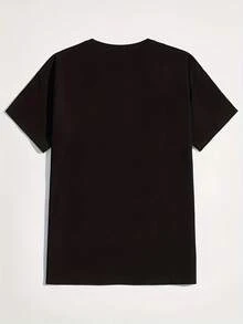 Men's Sports T-Shirt With Money Pattern Print - White - View 10