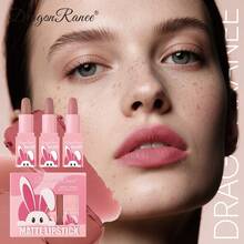 Dragon Ranee 3pcs Matte Velvety-Smooth Lipstick Gift Set, Long-Lasting Transfer-Proof Non-Drying Lipstick - DR194 - View 3