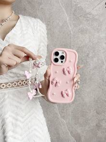 The Latest Hot In 2025 Is The Big Wave Macaron Phone Case, With Wrist Strap Compatible With Galaxy S25, S24, S24 Plus/S24+, S24 Ultra, S24 FE, S20, S21, S22, S23. Cute Phone Case With A Heart Shape Compatible With Apple 11/11 Pro/11 Pro Max, 12/12 Pro/12 Pro Max, 13/13 Pro/13 Pro Max, 14/14 Pro/14 Pro Max, 15/15 Pro/15 Pro Max, 16/16 Pro/16 Pro Max, 16E. Shaped Grip And Matching Lanyard, Shockproof Protection, Silicone Shell With Camera And Screen Protection. Waterproof Anti-Fall Scratch Resistant