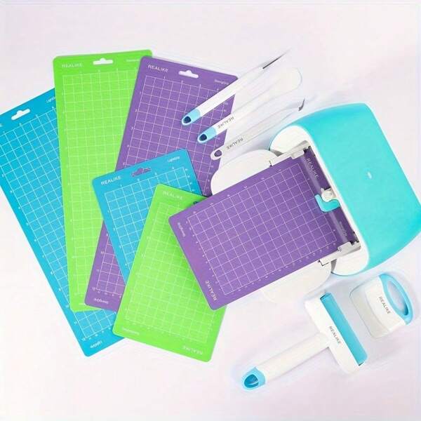 REALIKE Cutting Mats Suitable For Joy Machine, Vinyl Pads In Different Viscosities And Sizes, Non-Slip Adhesive, Joy Machine Replacement Accessories School Supplies,Back To School
