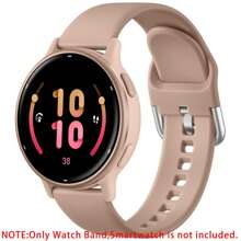 20mm Silicone Band Compatible With Garmin Vivoactive 6/Vivoactive 5/ Vivoactive 3 Watch Bands/Venu/Venu 2 Plus/Venu Sq/Galaxy Watch 7 6 5 4 40mm 44mm/Watch 4/6 Classic 42mm 46mm 43mm 47mm For Women Men, Soft Sport Replacement Strap For Forerunner 645/245/Galaxy Watch 5 Pro 45mm/Active 2 Watch/Watch 3 41mm