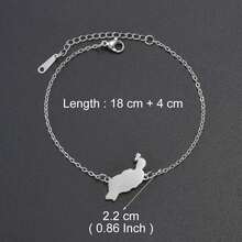 1pc 18CM + 4CM Spain Tenerife Lanzarote Palma Gomera Fuerteventura Map Bracelets For Women Girls Jewelry Bangle - Multicolor - View 14