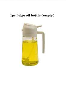 1pc Oil Sprayer For Cooking, 2 In 1 Olive Oil Dispenser Bottle For Kitchen, 470ml 16oz Premium Glass Oil Bottle, Oil Mister For Air Fryer, Salad, Frying, BBQ - Multicolor - View 6
