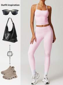 Yefecy Sutien sport cu push-up pentru femei, vestă de fitness, respirabilă, cu spate îngroșat, pentru alergare, sport, pentru femei active