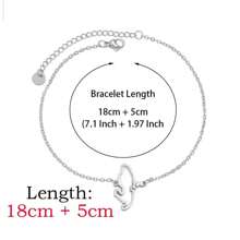 1 Stück 16cm/18cm/21cm Kontur Martinique Landkarte Armband Edelstahl Frankreich Schmuck Fußkette