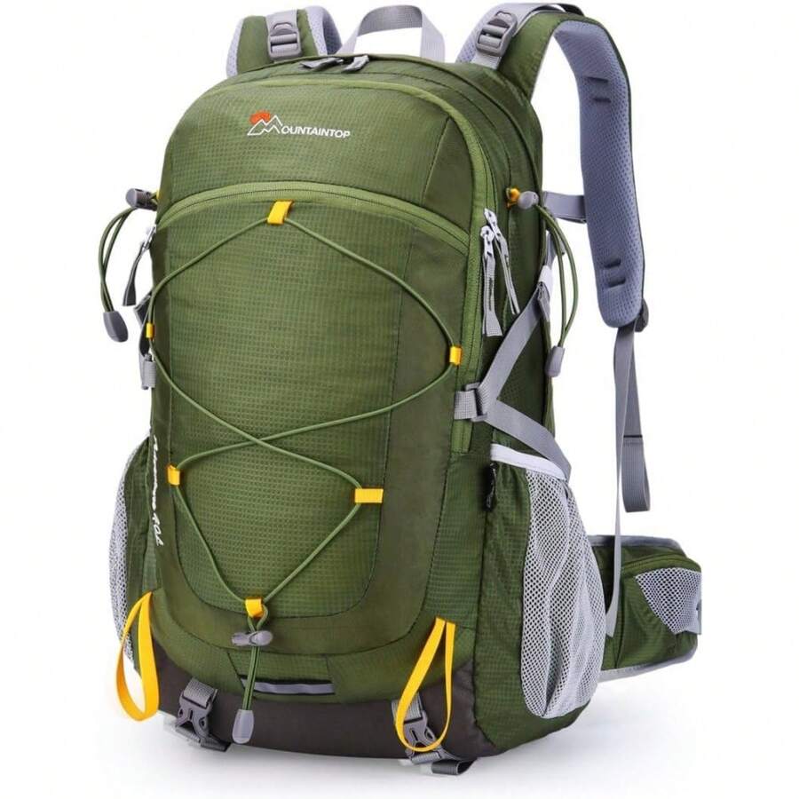 MOUNTAINTOP 40L Hiking Backpack,Lightweight Travel Backpack For Men Women Outdoor Backpacking, Camping - 40l-army Green - View 1