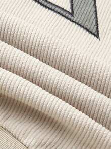 Lekka męska kurtka casualowa z 2 kieszeniami - długi rękaw, kołnierz baseballowy, poliester - idealna na zajęcia na świeżym powietrzu jesienią, kurtka casualowa | modna kurtka | haft na klatce piersiowej