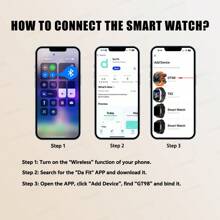 GUHUAVMI 2025 New TWS Earphones Smartwatch 2-In-1, 1.53'' HD Screen, HiFi Sound Effects, Built In Earbud, Wireless Call, NFC Smart Watch, Fitness Tracker With Pedometer, Heart Rate Sleep Monitor Smartwatch, Sports Music Watch, Compatible With IOS And Android, Compatible With Galaxy Watch 7 Ultra