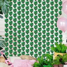 Tropical Luau Party Decorations Green Tropical Palm Leaves Photo Booth Prop Jungle Leaf Foil Fringe ,Photo Backdrop For Birthday Decorations Hawaiian Themed Dino Party