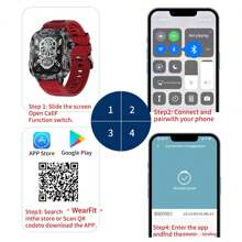 LIGE Smart Watch/Stylish Sports Watch/1.95-Inch Large Screen/Wireless Call/Smart Voice Assistant/Calories/Timer/Alarm Timer/Photo Record/Multifunctional New Men's And Women's Watch/Sports Tracking Bracelet/Men's Watch/Ladies' Watch/Ladies Watch/Wear Decoration