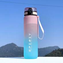 PC 500ml/1000ml Plastic Graduated Water Bottle - Outdoor Sports Water Bottle - Pure Drinking Water Bottle - Leak-Proof, Easy To Carry - Suitable For Fitness Gyms And Outdoor Hiking Trips