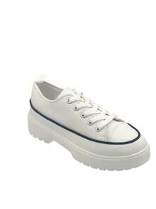 Women's Practical Multifunctional Canvas Shoes - White - View 4