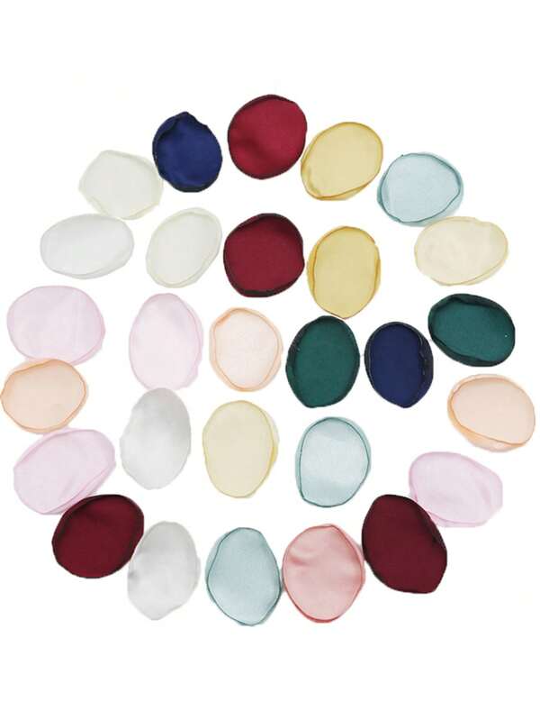 (100pcs/Pack)Hot Edged Silk Handmade Simulated Flower Petals For Weddings, Festivals, Parties, Desktop Decoration, Rose Petals