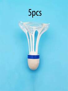 5pcs/10pcs Wind-Resistant Badminton Shuttlecocks, Made Of Nylon Material, Wind-Resistant , Suitable For Outdoor Badminton Practice And Sports