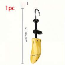1pc Unisex Shoe Stretcher, Multi-Function Shoe Expander - Adjustable Length And Width For Men And Women - Prevents Creases And Deformation - Yellow - View 8