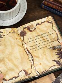 192 quyển sổ tay giấy bạc có thể viết được, loạt bài "Ode To The Distance", sổ tay chủ đề minh họa in tiếng Anh cổ điển, đồ dùng học tập, trở lại trường - Nhiều màu - Xem 11