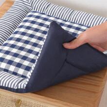 All Season Linen-Like Breathable Chair Pad, Office/Dining/Student Seat Cushion