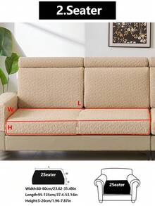 1件装弹力沙发套，四季通用防滑防水全覆盖加厚面料沙发座垫套，可机洗沙发毯，深灰色防尘防污宠物友好型保护套，可调节尺寸，适用于卧室、办公室、客厅L型及1/2/3/4座沙发