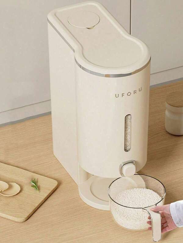 Home Automatic Rice Container, Airtight Pest-Proof Rice Storage Box, Kitchen Cereal Dispenser
