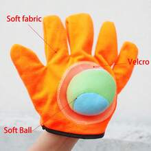 1 set utomhusleksaker med boll för barn, kasta och fånga bollar, utomhussportsracket, palmboll, camping, semesterfestleksaker för gårdsbruk, interaktiva kastbollar för barn och vuxna - Multifärgad - Visa 3