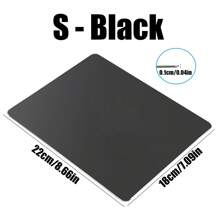 3-Size Aluminum Alloy Gaming Mouse Pad (S/M/L: 26x21-31x26cm) - Smooth Glide & Cooling, Ultra Thin To Large