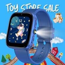 ERUN Montre connectée pour garçons/filles, écran tactile IPS de 1,54 pouces, mini caméra, lecteur de musique, montre de jeu, lampe de poche, narration, cadeau d'anniversaire, surprise de vacances, fournitures scolaires, fête des enfants