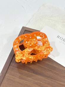 1个椒盐卷饼造型亚克力发夹，女士发型配饰，适合作为生日或情人节礼物。发爪夹、发夹、发卡、发夹、发夹、发卡、发爪夹，秋冬季度假装扮必备，夏季海滩风情。 - 彩色 - 查看 14