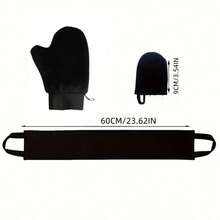 三合一自助晒黑手套涂抹器套装自助晒黑手套自助晒黑手套和背部乳液涂抹器，适用于背部，自助晒黑手套，自助晒黑背部涂抹手套，超柔软且无条纹