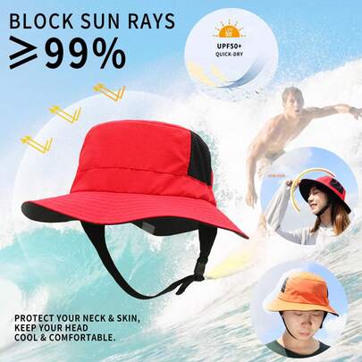 Outfly 1 件男女通用可折叠宽边遮阳帽，UPF50+ 防晒，适合户外旅行、运动、冲浪、钓鱼、休闲日常穿着
