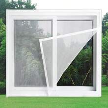 1件装纱窗自粘式纱窗蚊帐夏季防蚊门窗灭蚊器 - 白色 - 查看 6