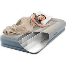 64115ED Dura-Beam Colchón de Aire estándar con Reposo de Almohadas: Fiber-Tech, tamaño Individual, Bomba eléctrica integrada, Altura de Cama de 12 Pulgadas, Capacidad de Peso de 300 kg - Individual - Ver 6