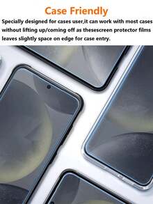 5 Packungen HD gewidmeter Bildschirmschutz aus gehärtetem Glas für Galaxy A03 A04 A05 A13 A14 A15 A16 A23 A24 A25 A26 A34 A35 A36 A54 A55 A56 S23 FE S24 FE 4G 5G, volle Abdeckung, Anti-Fingerabdruck, HD glatte Oberfläche, Geschenk für Geburtstag, Familie, Freunde, Handyzubehör, wasserdicht, stoßfest, kratzfest