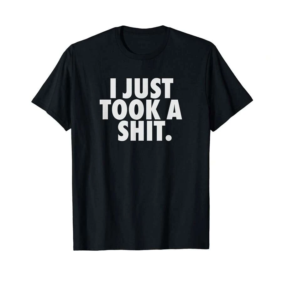 Funny Poop Shirt Humor Gag Gift T-Shirt - Black - View 1