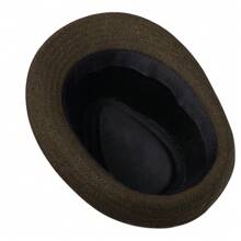 JEWELRYWE Classic And Simple Jazz Hats For Men And Women, Fedoras, And Short-Brimmed Hats For Men And Women, Which Can Be Worn For Leisure And Stage Performances