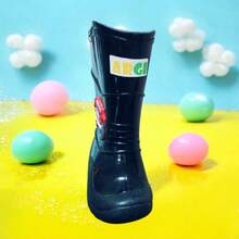 Botas de lluvia de niños y niñas - Negro - Ver 1