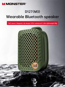 Monster M3 Portable High Fidelity Speaker Wireless Stereo Bass Music Subwoofer Portable Lavalier Speaker With Built-In Mic Speaker - one-size - View 8
