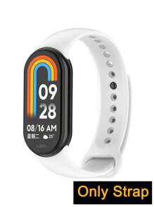 سوار ساعة من السيليكون متوافق مع شاومي Mi Band 3/4/5/6/7/8/9، من خامة جلدية صحية وقابل للتنفس ومقاوم للماء للرياضة، سوار قابل للتعديل، موديل كاجوال وعصري مناسب للاستخدام اليومي والأعياد والحفلات والمنزل والهدايا، إكسسوارات ساعة ذكية