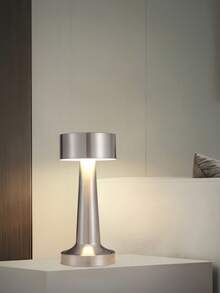 1 pieza Lámpara LED, Lámpara de mesa con toque de mancuerna, Lámpara de mesa retro de temperatura multicolor, Accesorio de iluminación de metal para dormitorio, mesita de noche, mesa de comedor, barra, decoración de ambiente, luz LED, luz nocturna, pantalla, iluminación, llama, iluminación, lámpara de mesa, lámpara de mesita de noche