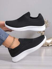 2024 Women Fashion Slip-On Flat Nurse Shoes Comfortable Casual Loafers, Plus Size