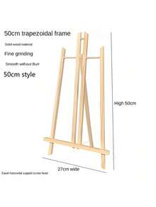 1 pieza Caballete de escritorio de madera sin terminar de 11.81/15.75/19.69 pulgadas - Sin pintura ni olor, adecuado para arte de lienzo, manualidades de escritorio, caballete de lienzo portátil, también funciona como soporte para teléfono/tableta, arte y dibujo para adultos, caballete de exhibición de pintura para principiantes, estudiantes, escuelas, bodas, soporte para tarjetas de fiesta de cumpleaños