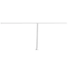 vidaXL vidaXL Set Pali per Tenda da Sole Bianco 600x245 cm Ferro