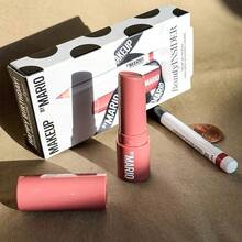 MAKEUP BY MARIO "Dream Lip Kit" Mini Lip Plumper Rosewood Glow & Rich Mauve Suede Pencil .03oz Each