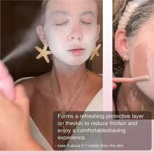 Spray identificador de cabello, spray identificador de cabello para el afeitado facial y el dermaplaneo, herramientas para el cuidado de la piel de las mujeres, vello suave, optimiza el vello facial, 4 onzas líquidas - Rosa - Ver 7