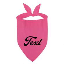 Customizable Pet Bibs, Dog Bandanas, Cat Scarves - Choose Name, Text, Fonts, Colors - Personalized Accessories With Diverse Options - Multicolor - View 16