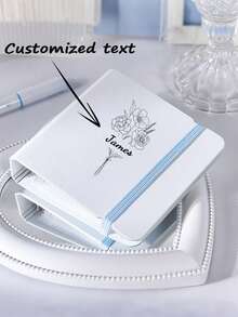 1本定制个性相册，可自定义文字，3英寸活页式Ins风格简约相册，磨砂外壳，全方位保护内页，防尘防水，绷带设计，时尚便携，适合作为送给孩子、朋友、毕业同学、假期返校的礼物 - 彩色 - 查看 1