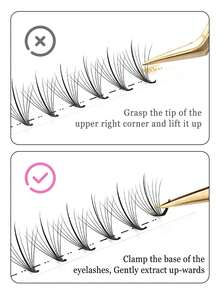 FOXYMEI 12 Reihen Wischige Vorbereitete Fächer Wimpern C/D Krümmung 5D 7D 9D Spike Wimpernverlängerung 8-15mm Hochwertige Wimpernbüschel Importierte Materialien Vorbereitete Volumen Fächer Wimpern Weich Leicht Natürlich Falsche Wimpern Wimpernbüschel, Einzelwimpern, Künstliche Wimpern