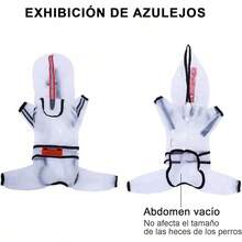 Impermeable para Perros, Impermeable Transparente para Perros de Cuatro Patas con Rayas Reflectantes, Pantalones de Capucha para Perros, Adecuado para Perros Medianos y Grandes (6XL) - 6XL - Ver 3